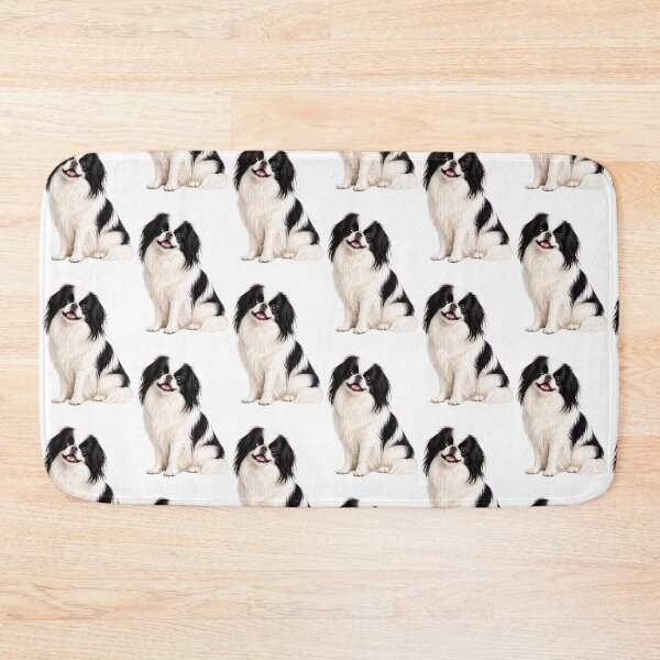 Item preview, Japanese Chin Dog White and Black designed and sold by BackgroundND.