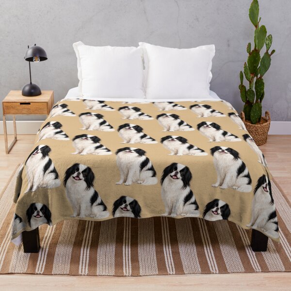 Item preview, Japanese Chin Dog White and Black designed and sold by BackgroundND.