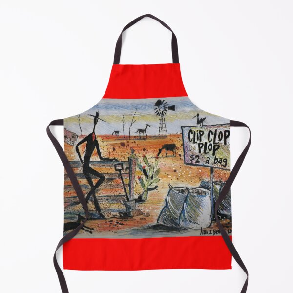Item preview, Australian Outback Stockman Rustic Farm Landscape designed and sold by Al Benge - NZ & Australian Art.