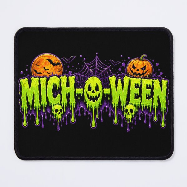 Item preview, Michigan Halloween MICH-O-WEEN design trick or treat designed and sold by LoneTide.