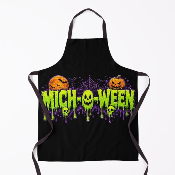 Item preview, Michigan Halloween MICH-O-WEEN design trick or treat designed and sold by LoneTide.