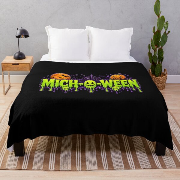 Item preview, Michigan Halloween MICH-O-WEEN design trick or treat designed and sold by LoneTide.