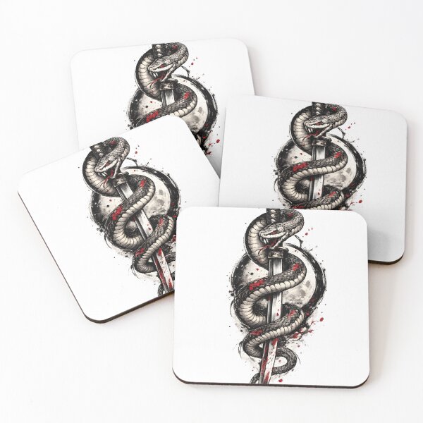 Item preview, Snake Wrapped Around Katana designed and sold by senet-shop.