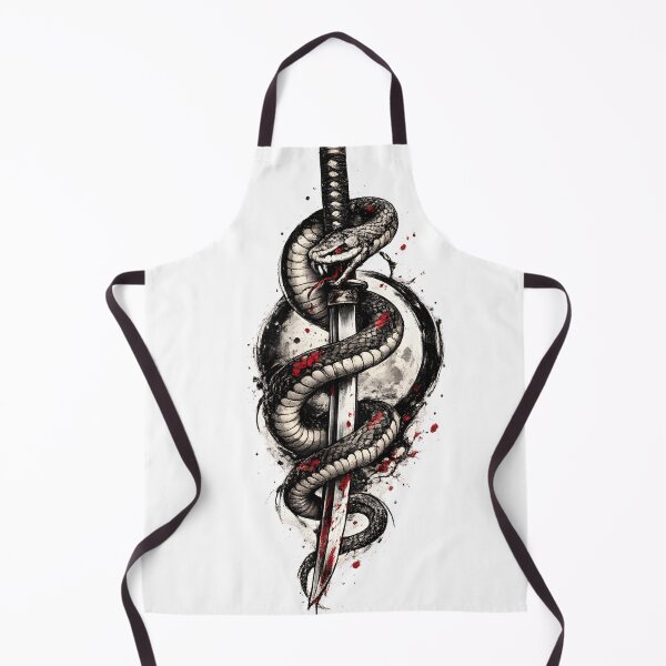 Item preview, Snake Wrapped Around Katana designed and sold by senet-shop.
