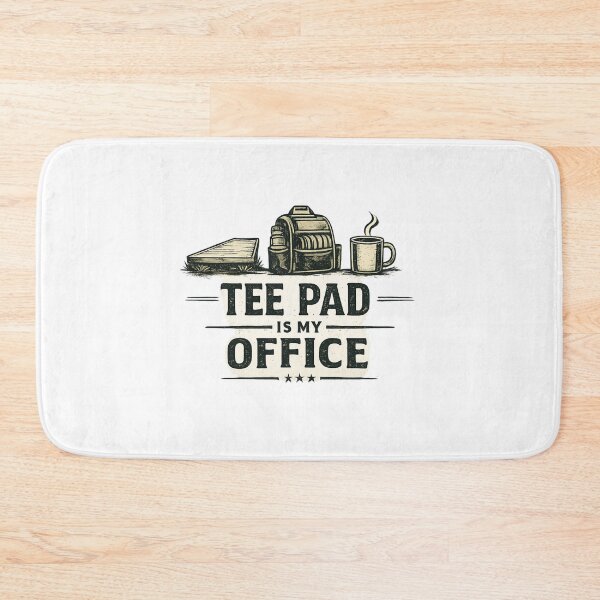 Item preview, Tee Pad Is My Office Disc Golf Tee Pad designed and sold by InkRoot01.