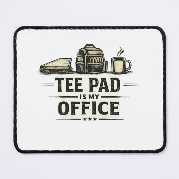 Item preview, Tee Pad Is My Office Disc Golf Tee Pad designed and sold by InkRoot01.