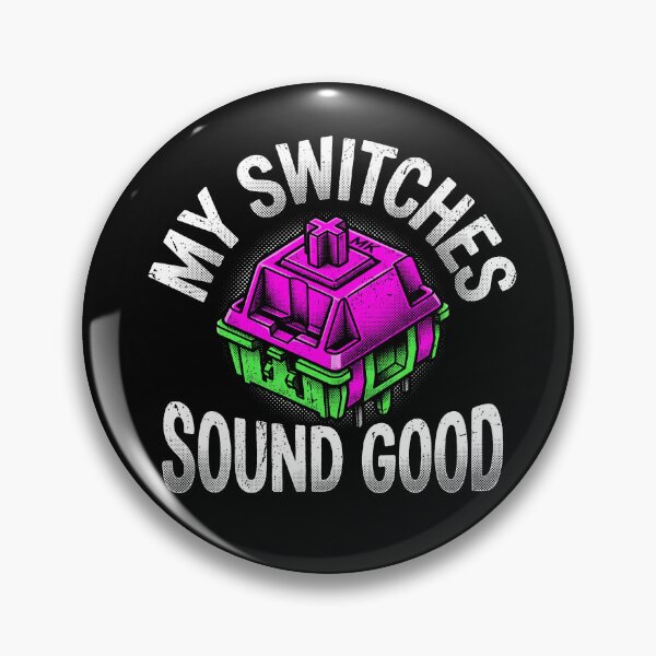 Item preview, My Switches Sound Good Neon Mechanical Keyboard designed and sold by AdyKurniawan.