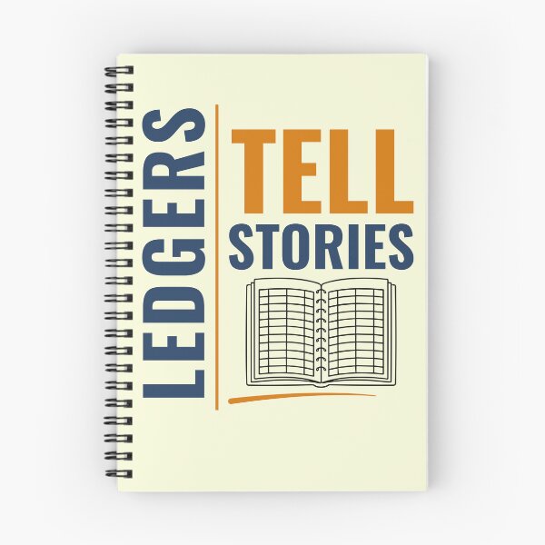 Item preview, Ledgers Tell Stories | Modern Bookkeeping Typography Shirt | Accountant & Finance Gift designed and sold by FCA SIR MERCH .