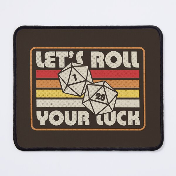 Item preview, RPG Vintage Roll For Luck designed and sold by Studio Mootant.