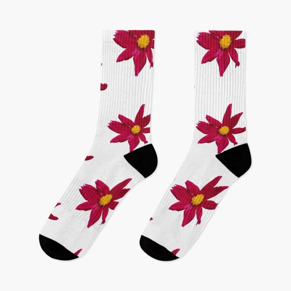 Item preview, Crimson Cosmos Wildflower Botanical Design designed and sold by Feral Vibes.