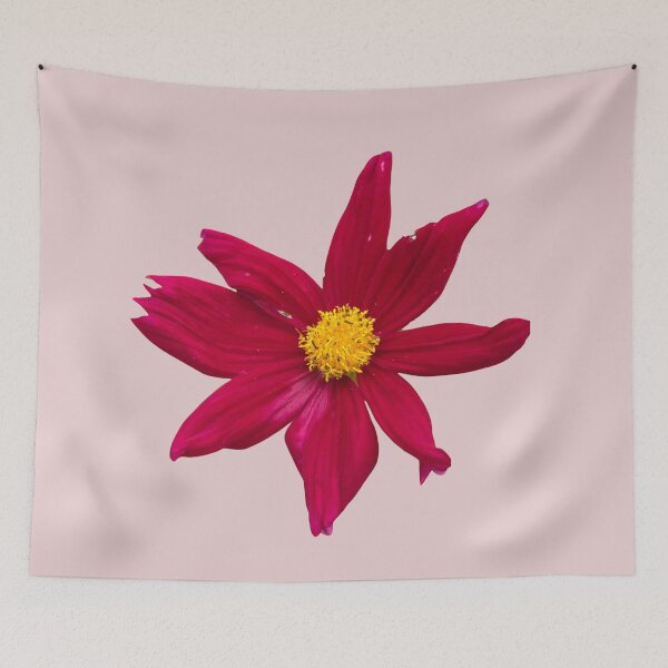 Item preview, Crimson Cosmos Wildflower Botanical Design designed and sold by Feral Vibes.