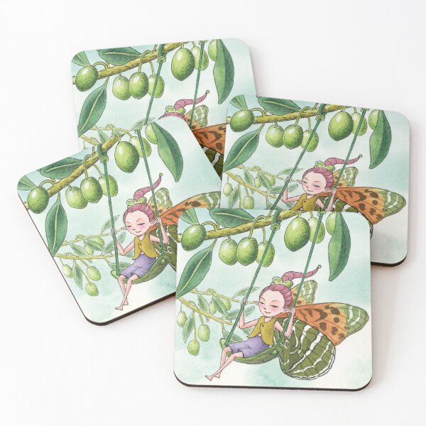 Item preview, May 26th birthday flower Olive Tree Fairy designed and sold by birthflower.