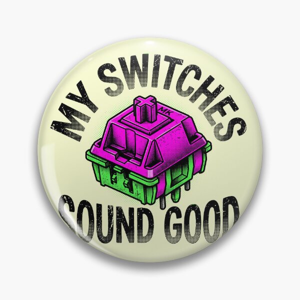 Item preview, My Switches Sound Good Neon Mechanical Keyboard designed and sold by AdyKurniawan.