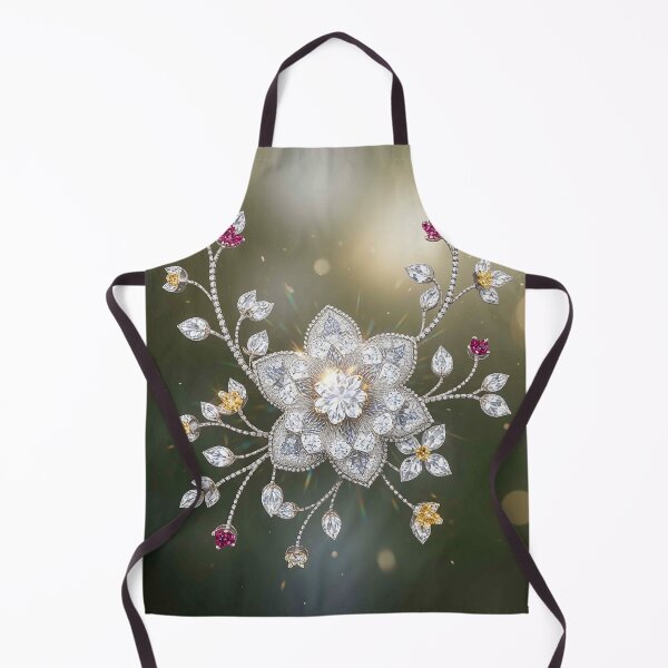Item preview, Luxury Floral Diamond Garden Necklace Design designed and sold by MFMart.