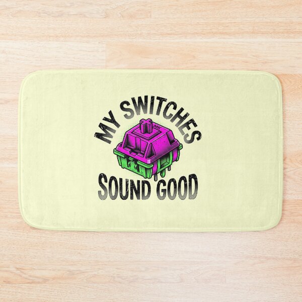 Item preview, My Switches Sound Good Neon Mechanical Keyboard designed and sold by AdyKurniawan.