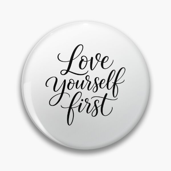 Item preview, Love Yourself First Minimalist Aesthetic Quote designed and sold by jo-e-basta.