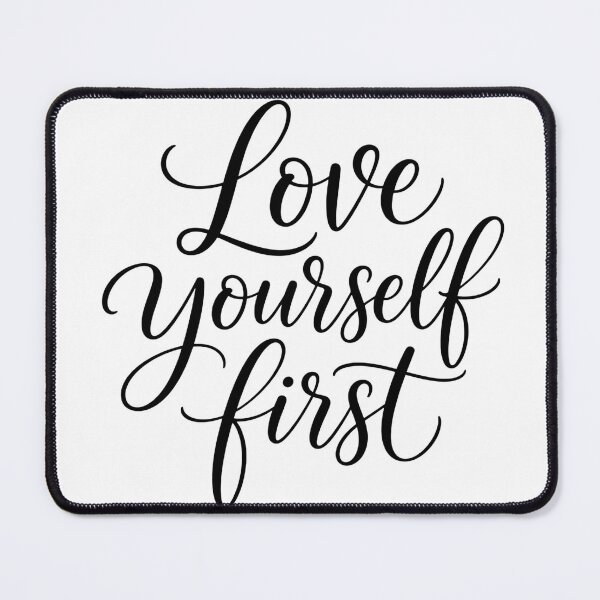 Item preview, Love Yourself First Minimalist Aesthetic Quote designed and sold by jo-e-basta.