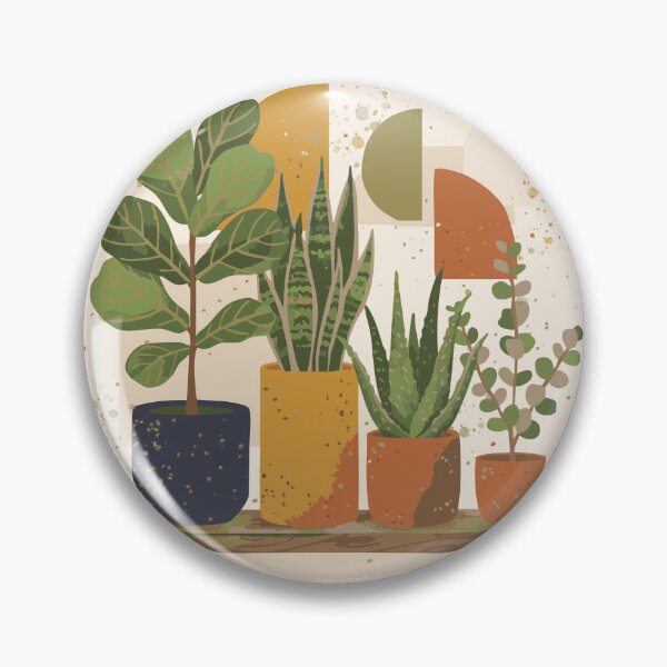 Item preview, Boho Houseplant Collection | Potted Plants on Shelf Botanical Art designed and sold by Kierra & Co..