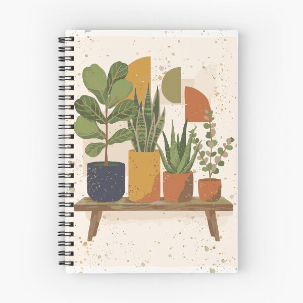 Item preview, Boho Houseplant Collection | Potted Plants on Shelf Botanical Art designed and sold by Kierra & Co..