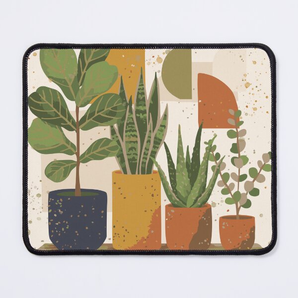 Item preview, Boho Houseplant Collection | Potted Plants on Shelf Botanical Art designed and sold by Kierra & Co..