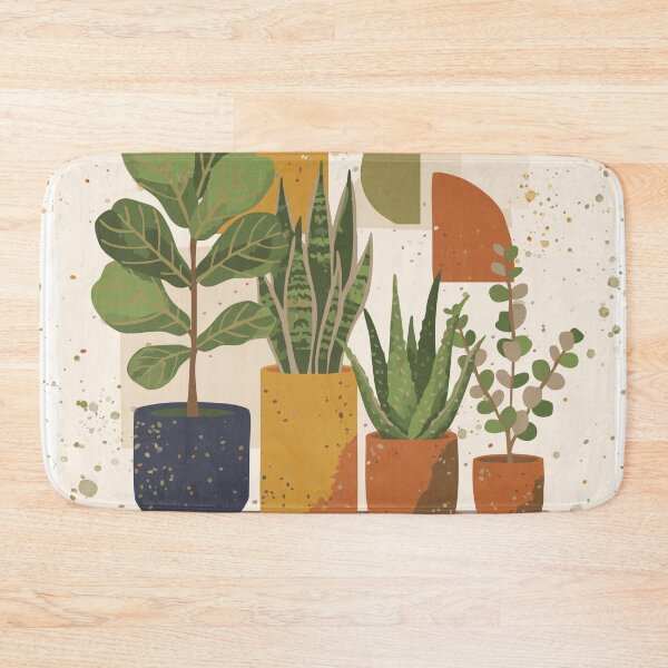 Item preview, Boho Houseplant Collection | Potted Plants on Shelf Botanical Art designed and sold by Kierra & Co..