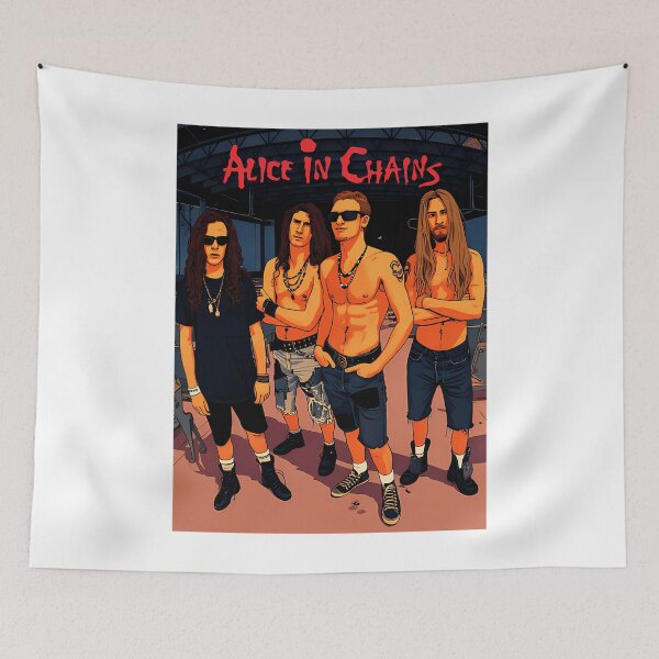 Item preview, Grunge Dog Art Alice In Chains Gritty Street  designed and sold by ameliasecott.