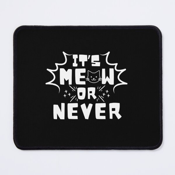 Item preview, It's Meow Or Never Funny Cat Pun Comic Pop Art T-Shirt designed and sold by cozydrops.