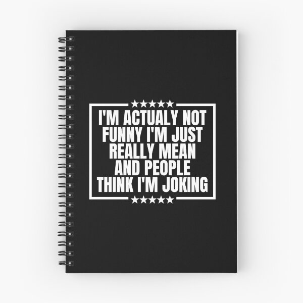 Item preview, I'm actually not funny - sarcastic phrases designed and sold by Dondonmart.