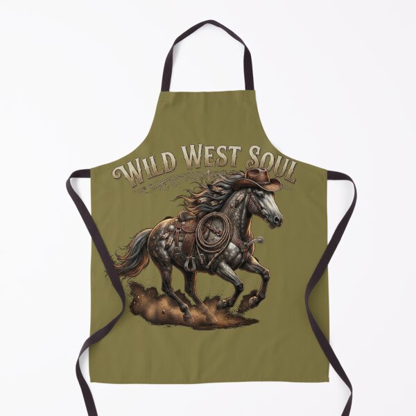 Item preview, Wild West Soul Galloping Horse Cowboy Western Spirit Art designed and sold by Evelashop.