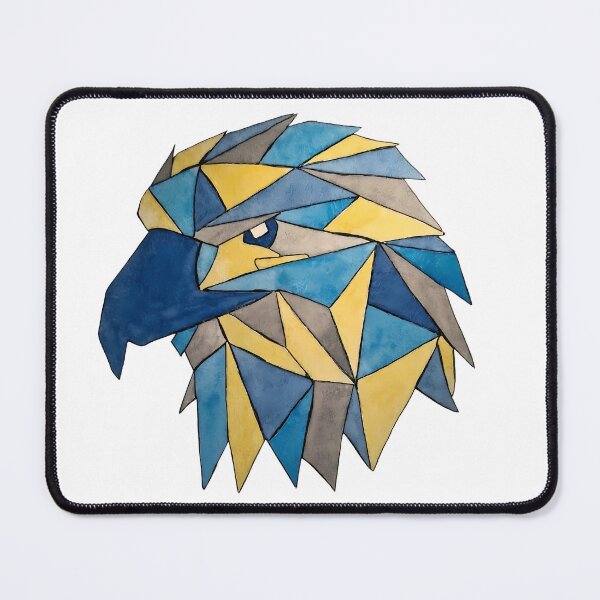 Item preview, Low Poly style Geometric Eagle in watercolor designed and sold by SuperMama1973.