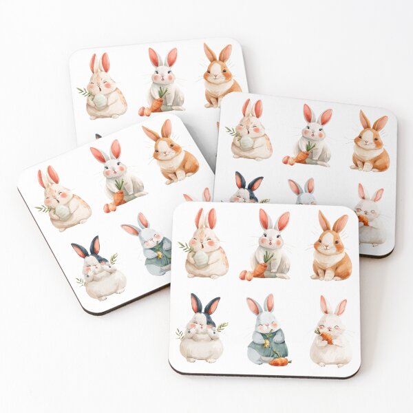 Item preview, Six Little Hoppers designed and sold by bubblyrainbow.