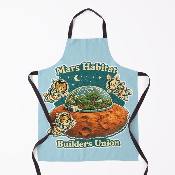 Item preview, Mars Habitat - Cute Retro Animal Astronauts designed and sold by radiogalaxy.