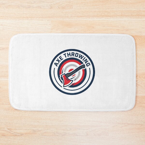 Item preview, Axe Throwing Bullseye Target Spinning Axe Sport Crest Emblem designed and sold by KiwiRider.