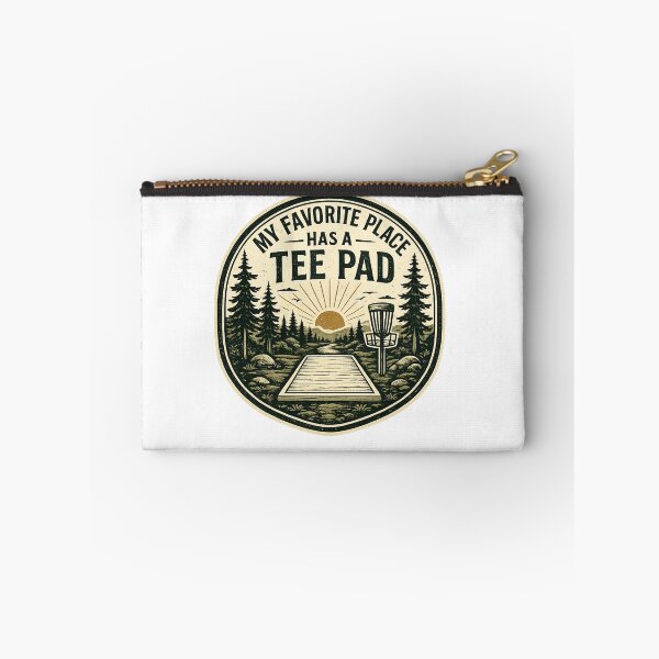Item preview, My Favorite Place Has A Tee Pad Disc Golf Tee Pad designed and sold by InkRoot01.