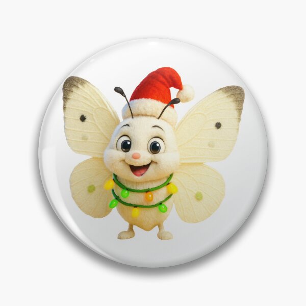 Item preview, Christmas White Butterfly designed and sold by Sillytoe.