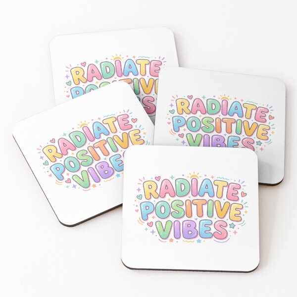 Item preview, Radiate Positive Vibes Cute Colorful  designed and sold by jo-e-basta.