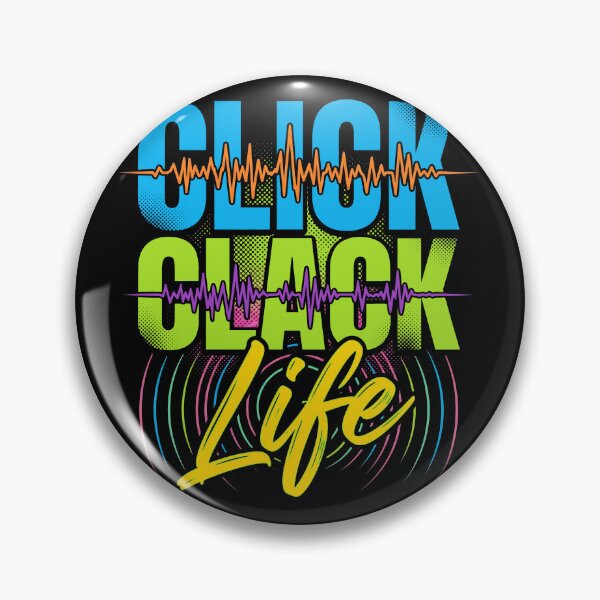 Item preview, Retro Neon Click Clack Life Soundwave Mechanical Keyboard designed and sold by AdyKurniawan.