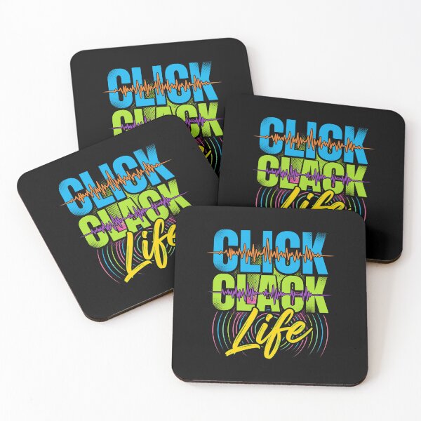 Item preview, Retro Neon Click Clack Life Soundwave Mechanical Keyboard designed and sold by AdyKurniawan.