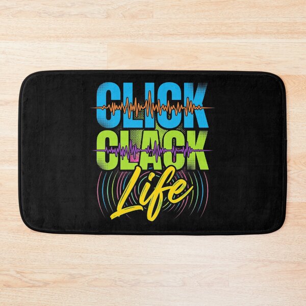 Item preview, Retro Neon Click Clack Life Soundwave Mechanical Keyboard designed and sold by AdyKurniawan.