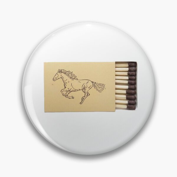 Item preview, vintage wild horse matches match box designed and sold by ellmoswrld.