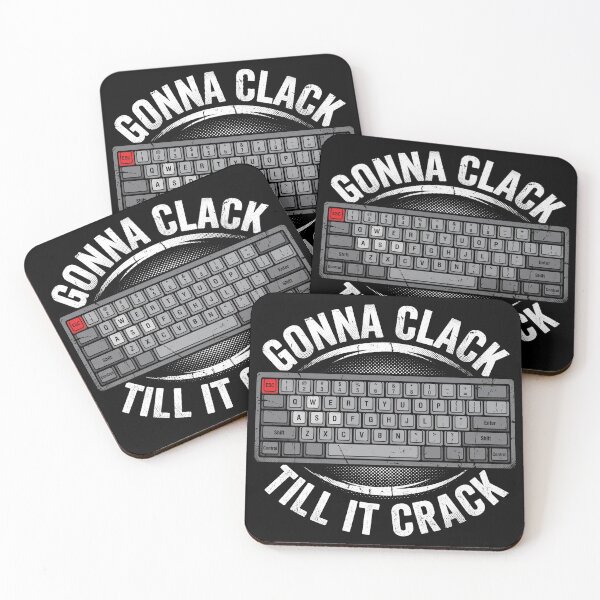 Item preview, Gonna Clack Till It Crack Vintage Mechanical Keyboard 60 Percent designed and sold by AdyKurniawan.