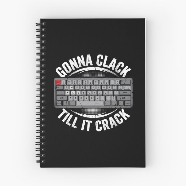 Item preview, Gonna Clack Till It Crack Vintage Mechanical Keyboard 60 Percent designed and sold by AdyKurniawan.