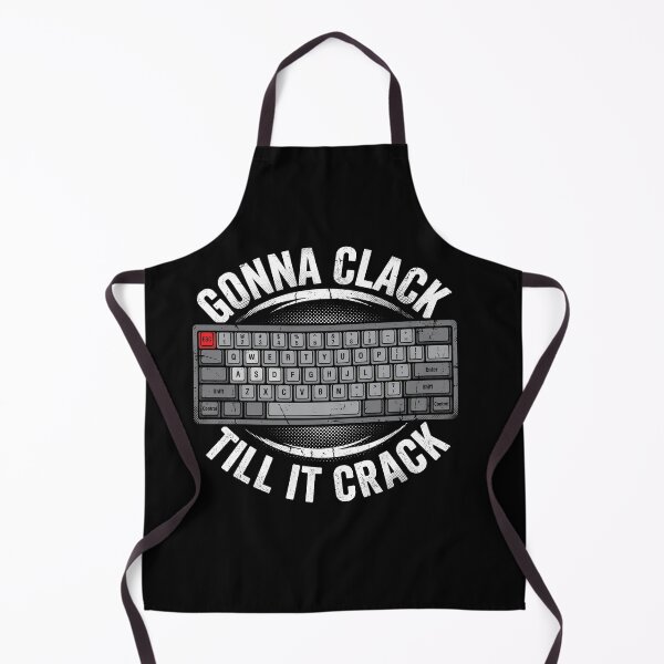 Item preview, Gonna Clack Till It Crack Vintage Mechanical Keyboard 60 Percent designed and sold by AdyKurniawan.