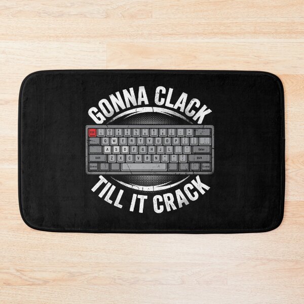 Item preview, Gonna Clack Till It Crack Vintage Mechanical Keyboard 60 Percent designed and sold by AdyKurniawan.
