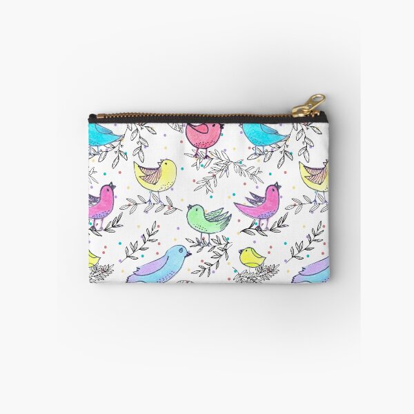 Item preview, Cute Hand Drawn Fluffy Bird Repeat Pattern designed and sold by Boy and Belugee.