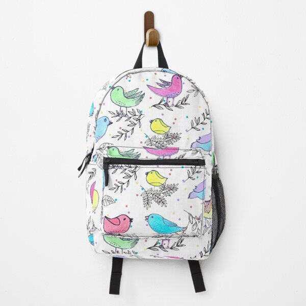 Item preview, Cute Hand Drawn Fluffy Bird Repeat Pattern designed and sold by Boy and Belugee.