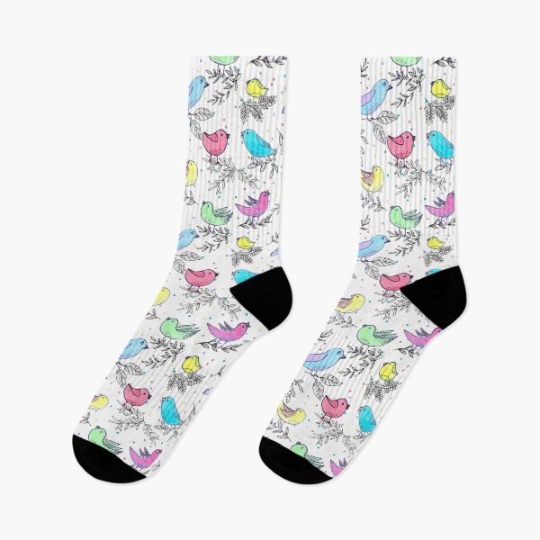 Item preview, Cute Hand Drawn Fluffy Bird Repeat Pattern designed and sold by Boy and Belugee.