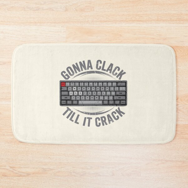 Item preview, Gonna Clack Till It Crack Vintage Mechanical Keyboard 60 Percent designed and sold by AdyKurniawan.