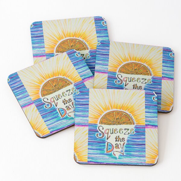 Item preview, Squeeze the Day (Orange slice sunset or sunrise) designed and sold by ArtByAbend.