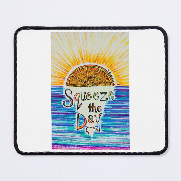 Item preview, Squeeze the Day (Orange slice sunset or sunrise) designed and sold by ArtByAbend.